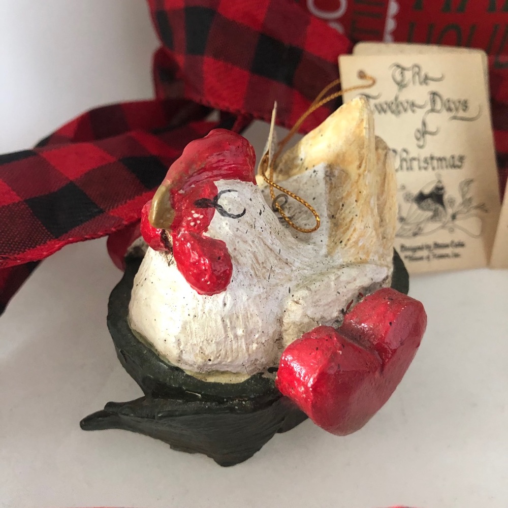 VINTAGE 12 Days of Christmas Ornaments - Picture 2 of 9